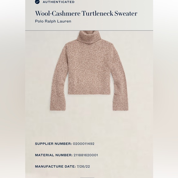 Ralph Lauren Turtleneck Sweater - Picture 9 of 11